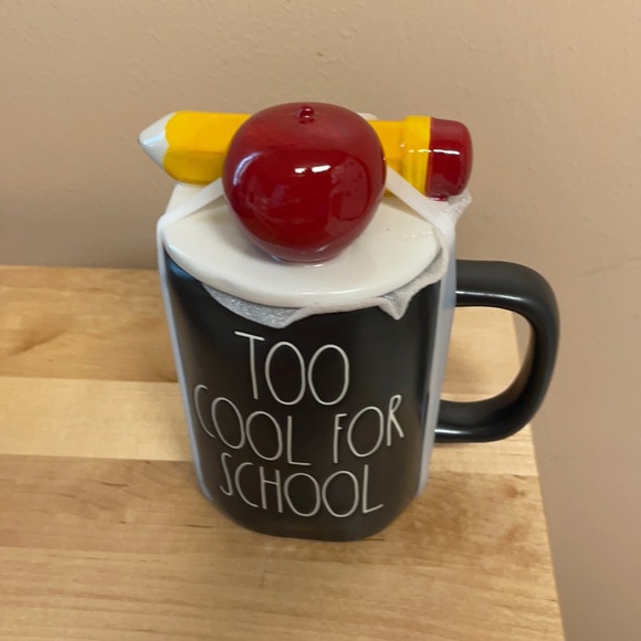 Rae Dunn Other - Rae Dunn Teacher Topped Mug Too Cool For School
